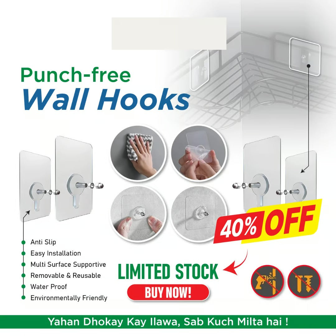Punch-Free Waterproof Screw Stickers