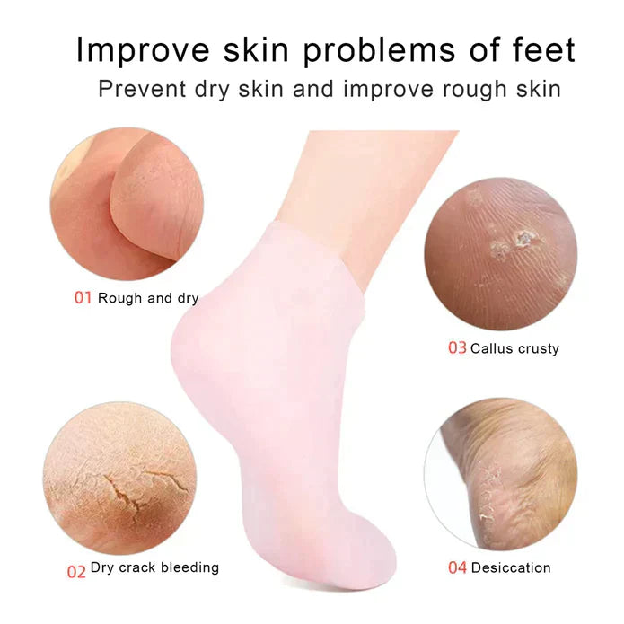 Silicone Moisturizing Socks & Gloves (Premium Quality)