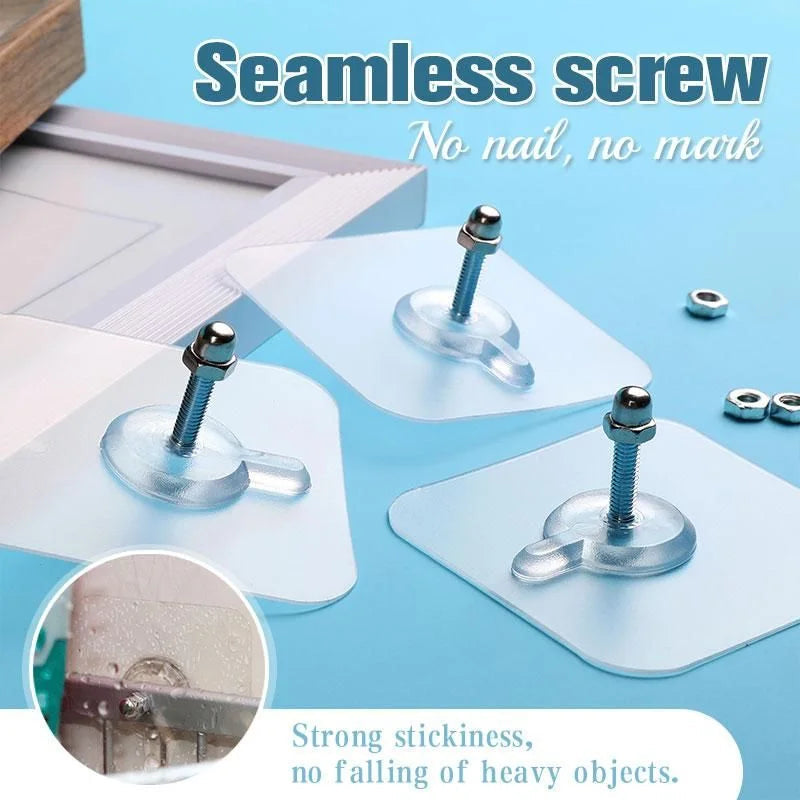 Punch-Free Waterproof Screw Stickers