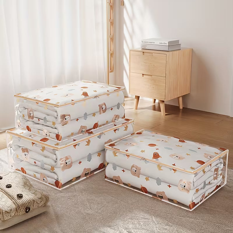 Under-Bed Quilt Clothes Storage Bag (Imported Quality)