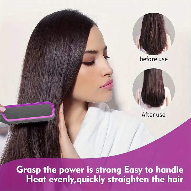 Multifunctional Professional Hair Comb Straighteners Curling Hair Iron