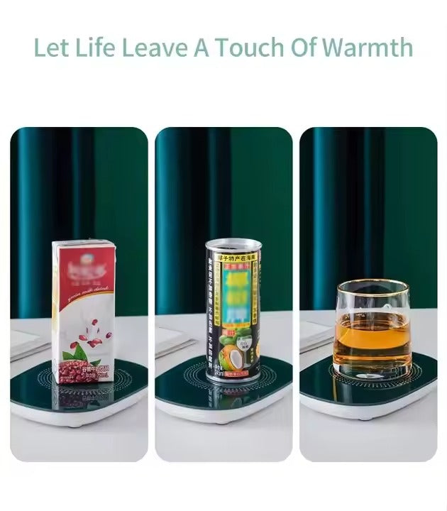 Ceramic Electric Heating Mug Warmer Set (Gift Box Packing)