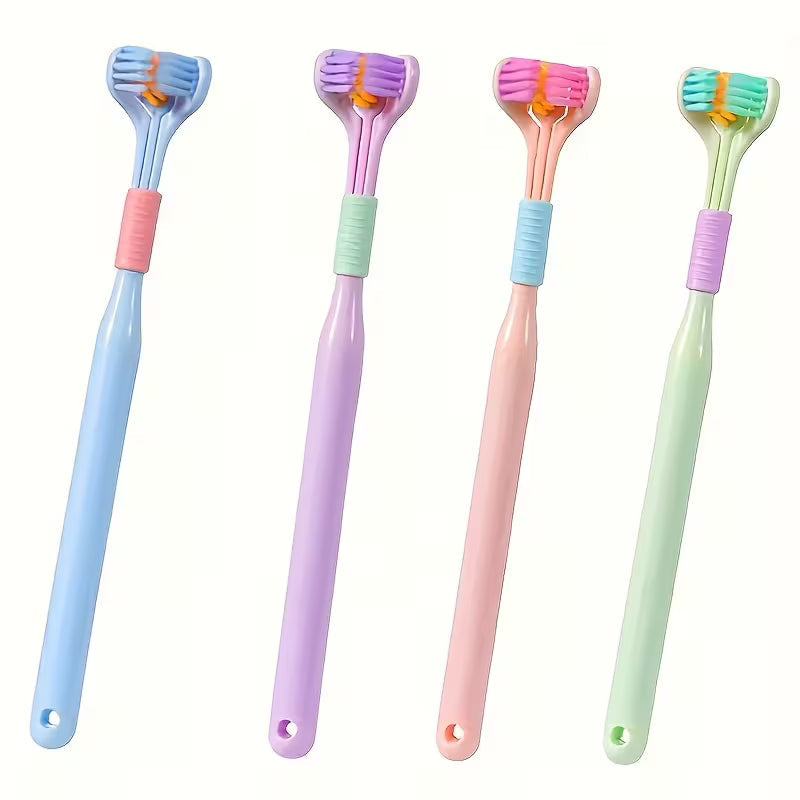 Three-Sided Soft Toothbrush (Pack of Two)
