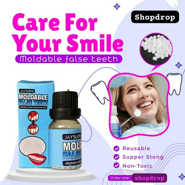 Moldable False Teeth