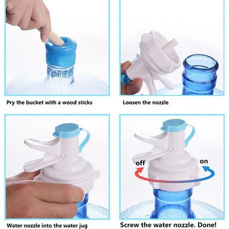 Portable Strong Metal Water Dispenser Rack with BPA Free Fast Flow Water Tap