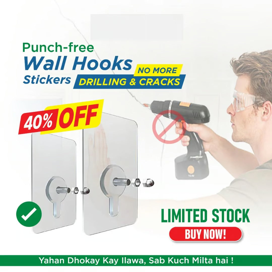 Punch-Free Waterproof Screw Stickers