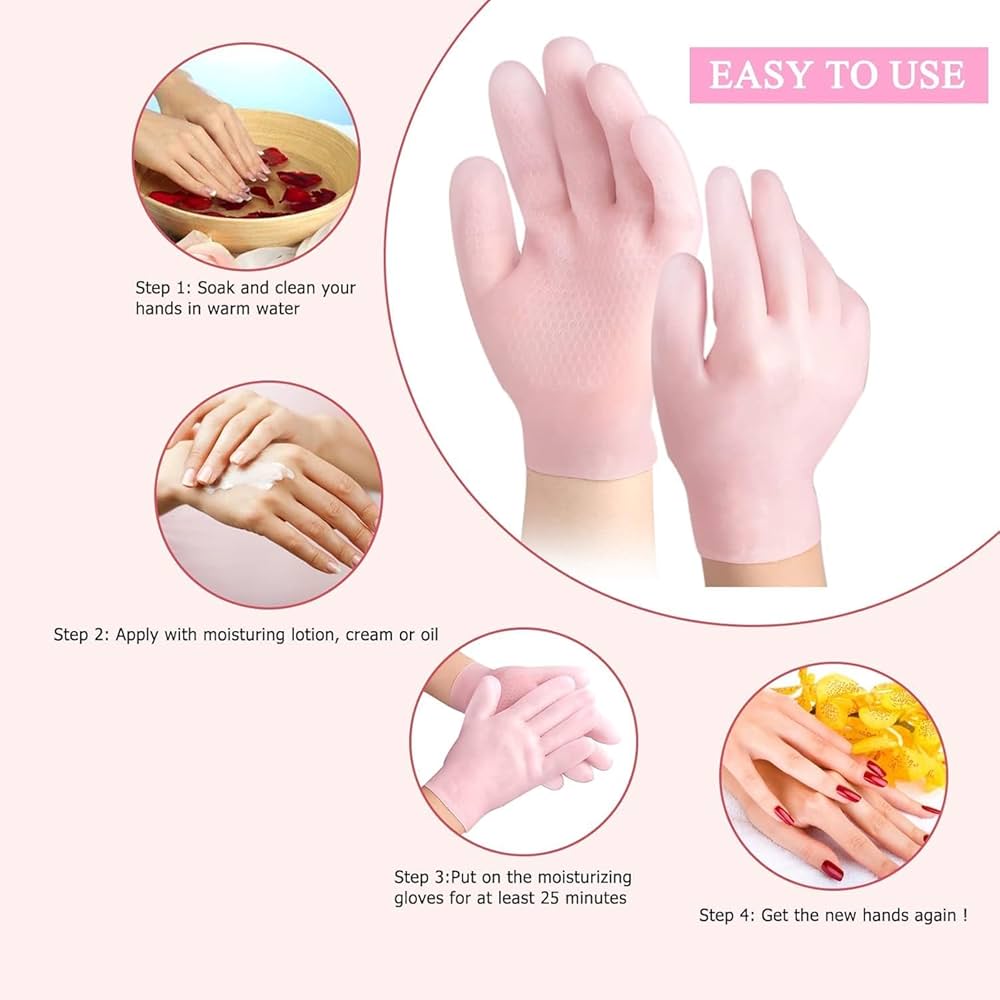 Silicone Moisturizing Socks & Gloves (Premium Quality)