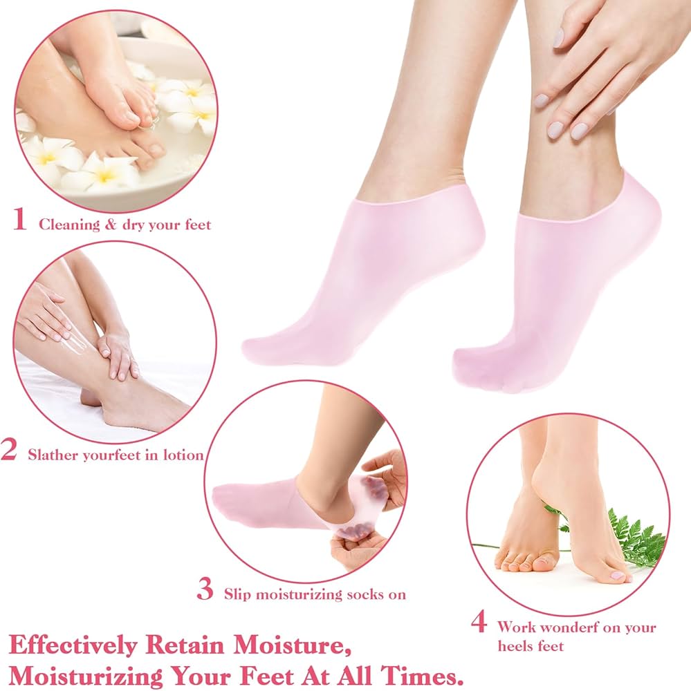 Silicone Moisturizing Socks & Gloves (Premium Quality)