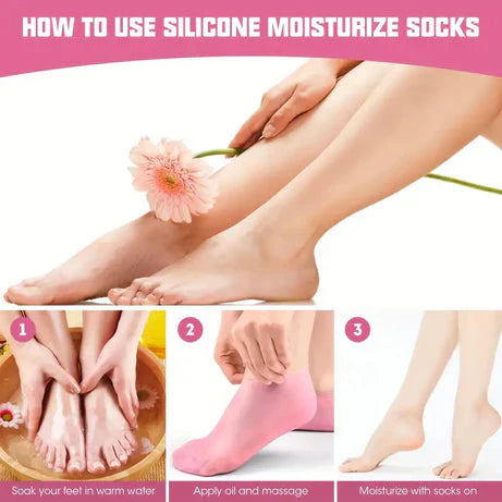 Silicone Moisturizing Socks & Gloves (Premium Quality)