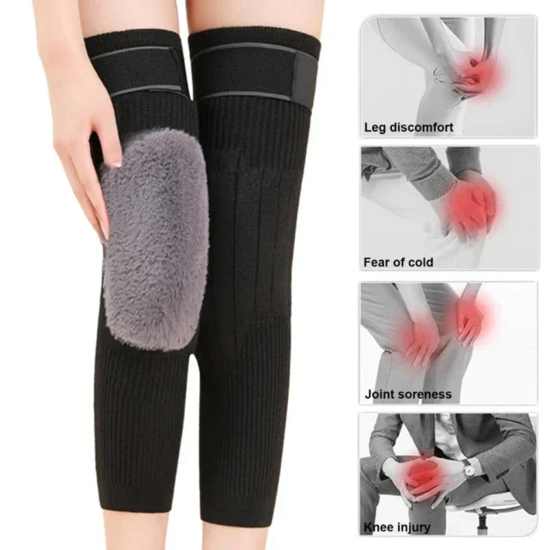 2 Pcs Wool Knee Warmers (Imported Quality)