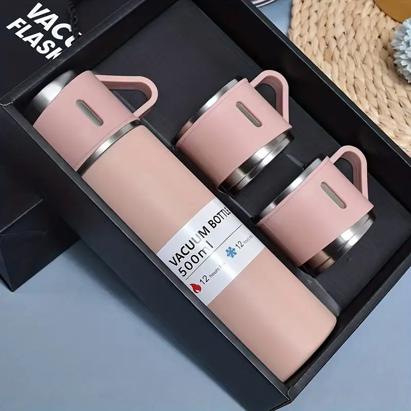 Stainless Steel Vacuum Insulated Cup Set (Gift Packing)