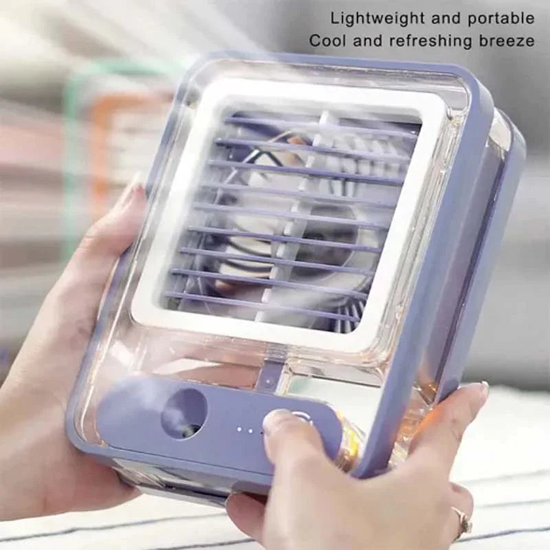 Desktop Humidification Mist Fan (Rechargeable)
