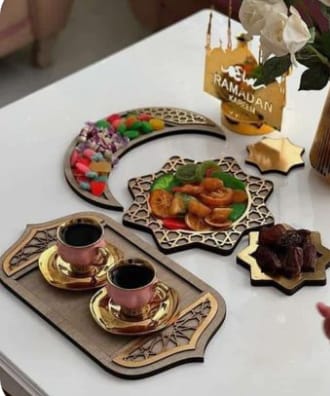 Platter set 4 pec set. Serving Tray,portable Food Storage Container