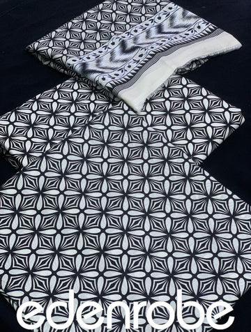 Edenrobe lawn | Unstitched   💯 Original 3pc Printed New Collection