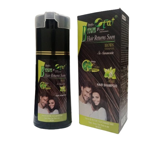 Light Brown Hair Dye Shampoo - 200ml