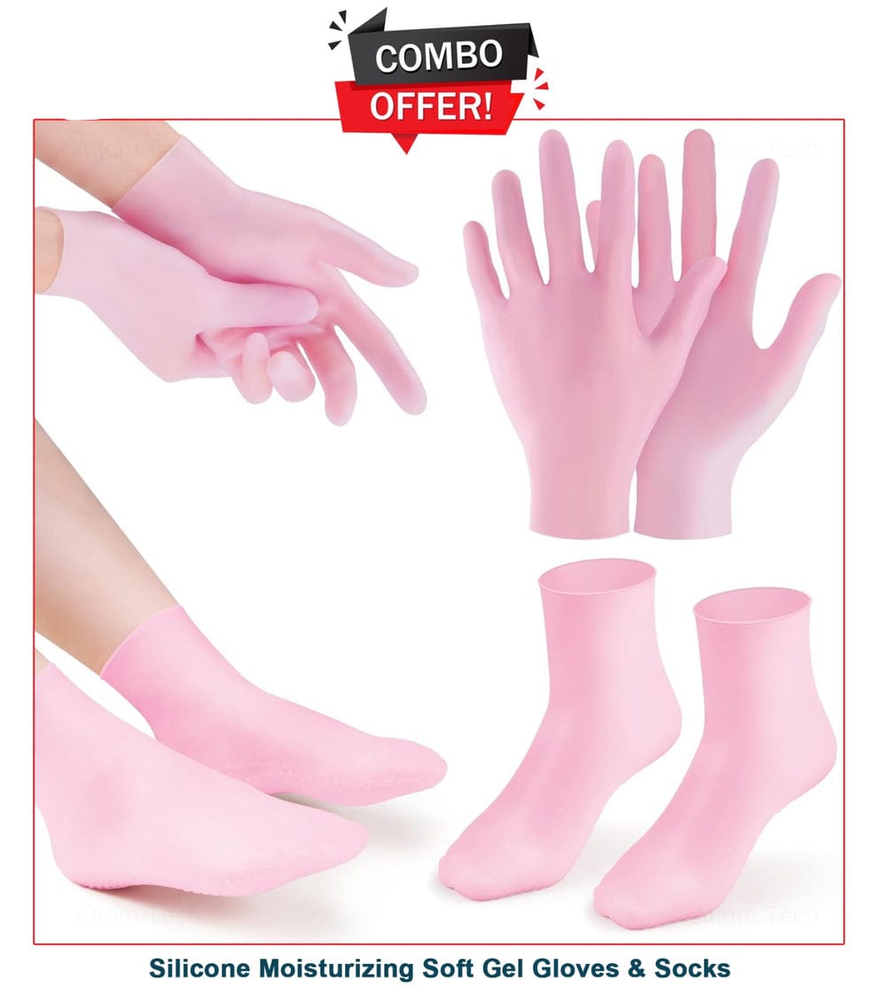 Silicone Moisturizing Socks & Gloves (Premium Quality)