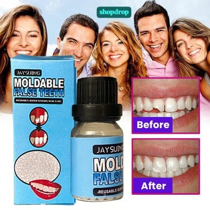 Moldable False Teeth