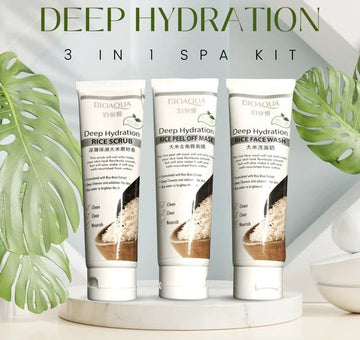 Bioaqua spa kit - BIO AQUA RICE KIT (3 IN 1 SPA DEEP CLEANING KIT)