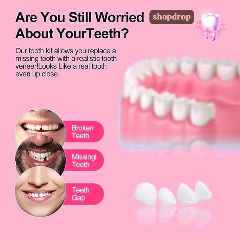 Moldable False Teeth