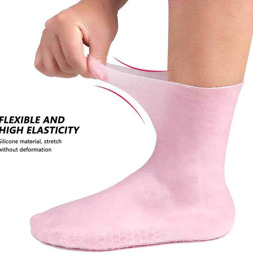Silicone Moisturizing Socks & Gloves (Premium Quality)