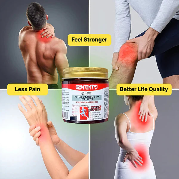 2 Pcs Japanese Instant Pain Relief Soothing Massage Gel