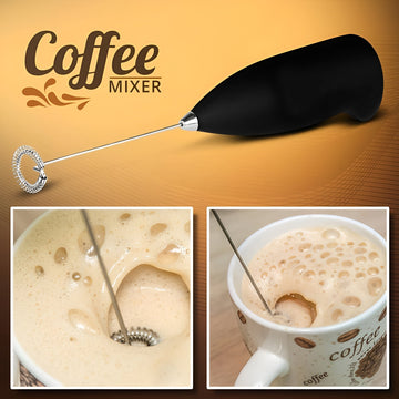 Whisk Frother for Coffee  | Handheld beater for Coffee, Eggs and Yogurt - Hand beater (Random color)