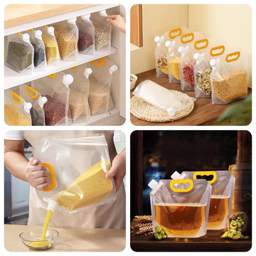 Imported Reusable Food Storage Bags (Capacity 3 Liters)