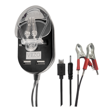 Vizo V17 AC/DC Clamp Charger with 2 USB Prots
